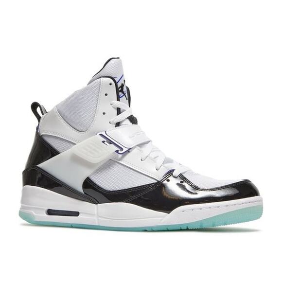 Jordan Flight 45 High Concord Basketball Sneaker Shoe US 8 with Box - DC2571-100 - Picture 2 of 12